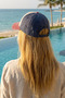 Beach Themed Vintage Hat – Unisex Baseball Cap with Vintage Detailing - 3