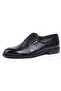 104h04 Black Lace-Up Neolite Sole Men's Shoes - 2