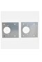2 Pieces Cabinet Door Hinge Repair Sheet Set (with Metric and Chipboard Screws) - 5