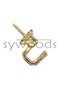 Screw Hanger 10 Pieces Yellow Accessories Design Hobby Wooden Project Products - 3