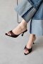Franco Women's Heeled Satin Sandals Brown