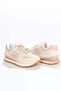102 19253-g Leather Beige Women's Sneaker Walking Casual Sports - 6