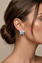Colorful Glitter Flower Model Bijouterie Earrings - 3