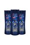Men 3 in 1 Shampoo & Shower Gel Purifying Charcoal for Hair, Face and Body 350 ml X3 - 2