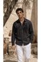 Men's Half Oversize Muslin Shirt - 4