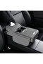 Auto Family Car Armrest Heightening Pad with Cup Holder & Tissue Box – PU Leather Console Organizer