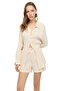 Beige Women's Shorts - Eternal, Comfortable Fit, Short Length, Pipe Open Leg - 2