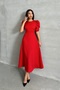 Women's Red Watermelon Sleeve Dress - 2