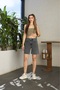 Women's High Waist Denim Jeans Shorts - 5
