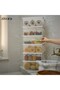 Set of 6 10 Liter (10X6) Horizontal Food Storage Containers with Plastic Locking Lids Kitchen Interior-Exterior Organizer - 8