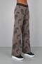 Mink Ethnic Patterned Stripe Detailed Wide Leg Trousers - 3