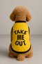 New Season Dog And Cat Outfit & Dress - Yellow Take Me Out (OUT ME) - 2