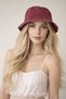 Unisex Burgundy Bucket Hat Summer Vintage Bucket Hat - 100% Cotton Anti-Sweat Daily Fisher - 3