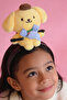 Yellow Children's Crown with Bow and Dog Figure
