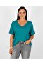 V-Neck Trend Large Size Cotton Fabric Premium T-Shirt