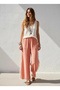 Tasseled Crincle Pants / Orange - 4