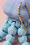 Keychain with Movable Jellyfish Figure - 3D Articulated Bag Ornament and Stress Toy (with Surprise Gift) - 2