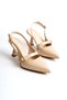 Women's White Patent Leather Strappy Pointed Toe Evening Dress Shoes High Heels Wedding Shoes 2000 - 2