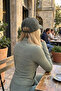 Crush Serif Cap – Beige Unisex Premium Hat with Embroidery Detail - 2