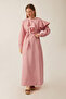 Asymmetrical Flounce Dress Pink - 6