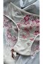Women's Floral Pattern Plus Size Panties - 4