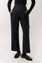 Belted Pleated Detail Trousers Navy Blue - 6