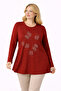 Women's Combed Cotton Tunic for Middle-Aged and Older Mothers 4745 - 2