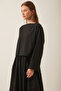 Skirt Suit with Tunnel Waist Black - 5
