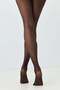Thin 40 Opaque 2-Piece Pantyhose Ecru/Brown - 6