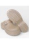 Kocamanlar e443 sabo doctor and nurse slippers thick sole orthopedic slippers beige - 5