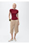 Short Sleeve Rib Knit Jersey T-Shirt - 2