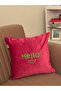 Embroidered Velvet Throw Pillow Cover