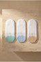 Pack of 3 Women's Ballerina Socks with Colorful Point Detail on the Front - 2
