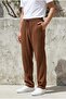 Lightweight and Comfortable Muslin Baggy Men's Trousers - Brown - 3