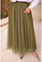 Tulle Skirt 71265-04 Khaki - 3