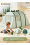 Dinosaur Shaped Kids Play Tent, Instant Setup Pop-Up Playhouse with Mesh Windows and Carry Bag - 4