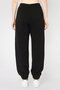Women Sportswear Fit Embroidered Logo Outdoor Sweatpants, Black - 2