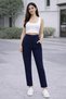 Women's Pants High-Waist Pleated Carrot Leg - 2