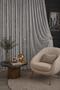 Broken Glass Sports Patterned Knitted Tulle Curtain 1x3 Closely Pleated