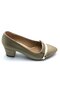 533045 Gold Women's Heeled Casual Shoes - 3