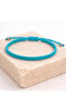Unisex Knitted Turquoise Macrame Thread Surfer Bracelet, Colorful Thread Bracelet, Gift Bracelet
