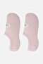 Women's Cotton Single No Show Socks Pink