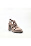 Mink Patent Leather Strappy Heeled Sandals - 3