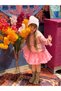 Ponpon Sleeve Detail Tutu Skirt Set - 4
