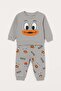 Baby Girl/Boy Unisex Duck Patterned 2-Piece Set Sweatshirt and Bottoms 6-9-12-18 Months - 4