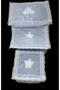 Velvet Dowry Bag Set of 3, Bridal Bag Set of 3, Bridal Bag Set, Velvet Engagement Bag Set - Gray - 3