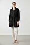 Women's Zippered Stand Collar Waist-Tie Women's Jacket -15260