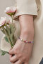 Steel Color Crystal Stone Gema Bracelet Silver Color - 4