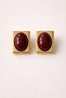 Frame Detail Special Series Vintage Brand Model Steel Earrings - 2