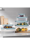 Classic Plus Rectangle Food Container Set (2.75L+1.65L) – Mint, Airtight & BPA-Free - 4